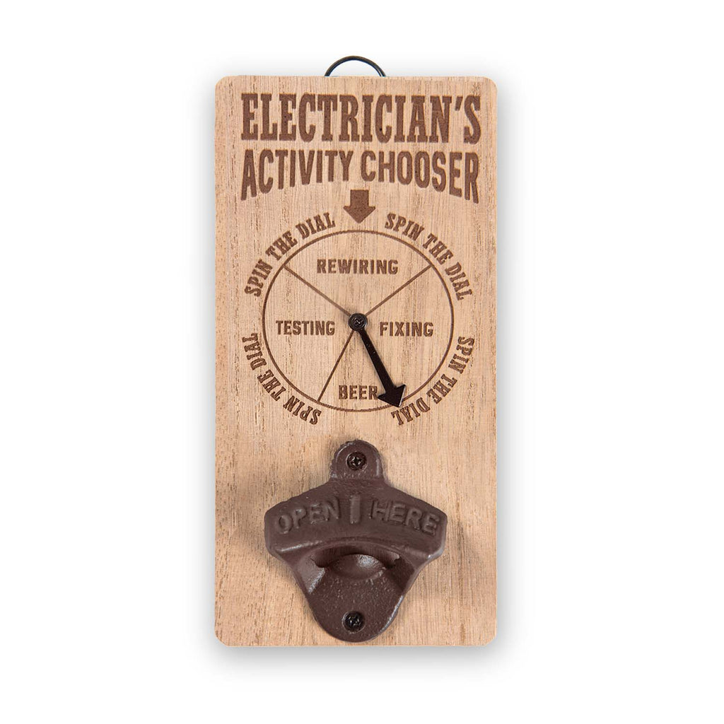 Chore Chooser Bottle Opener Electrician