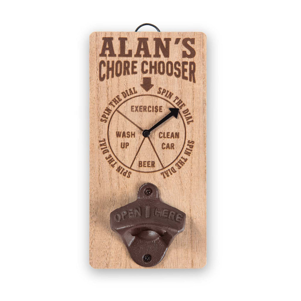 Chore Chooser Bottle Opener Alan