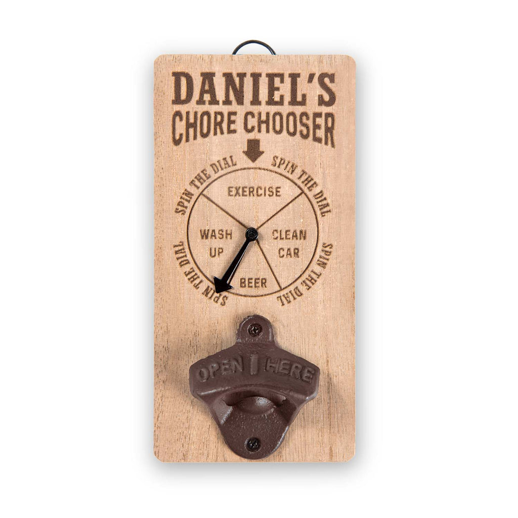 Chore Chooser Bottle Opener Daniel