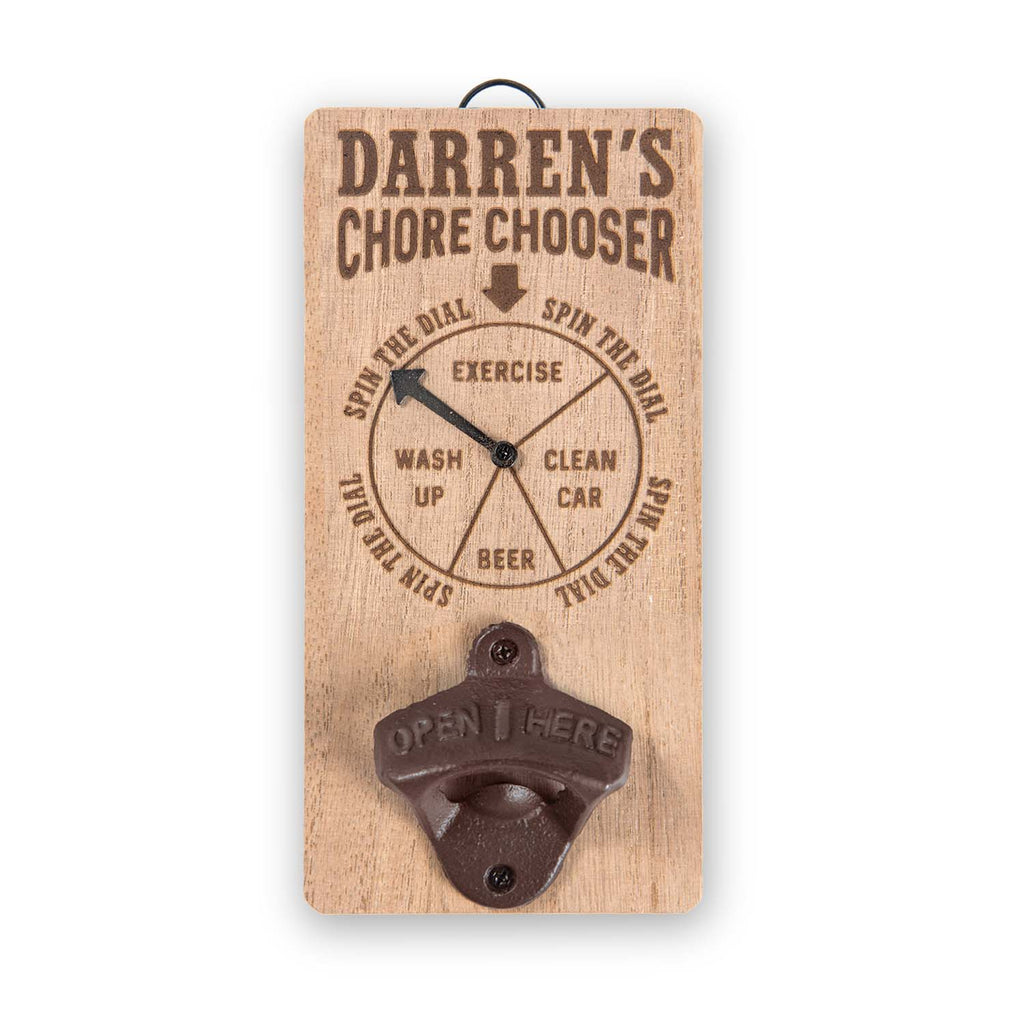 Chore Chooser Bottle Opener Darren