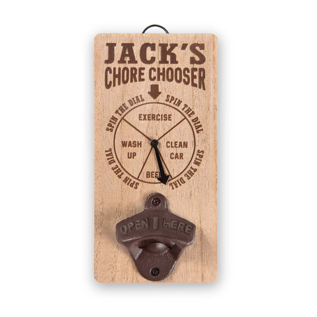 Chore Chooser Bottle Opener Jack