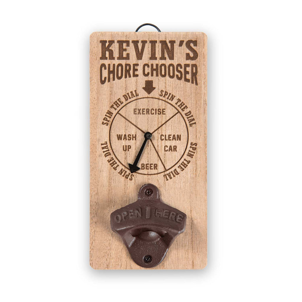 Chore Chooser Bottle Opener Kevin