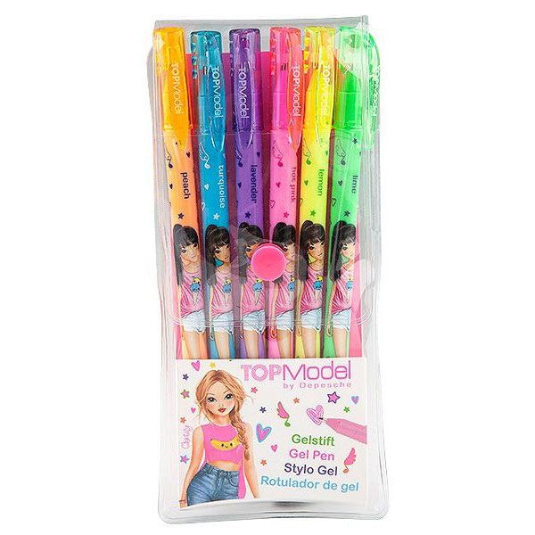 Topmodel Neon Gelpen Set 6 Colors