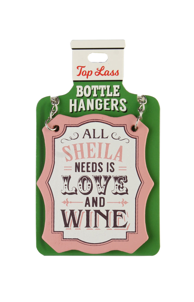 Top Lass Bottle Hangers Sheila