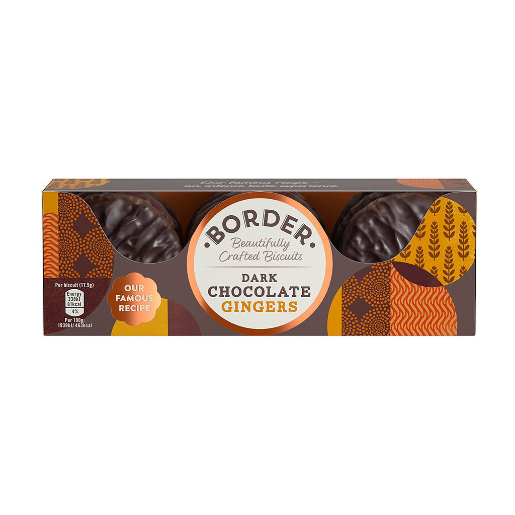 Border Biscuits - Dark Chocolate Ginger