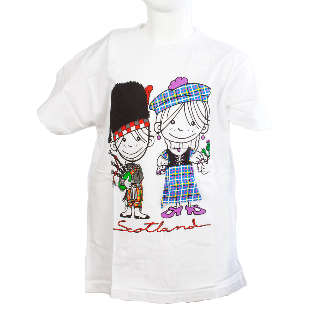 Appli. Traditional Couple Kids T-Shirt