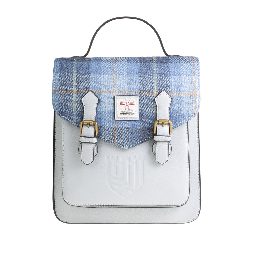 Calton Backpack Blue Tartan
