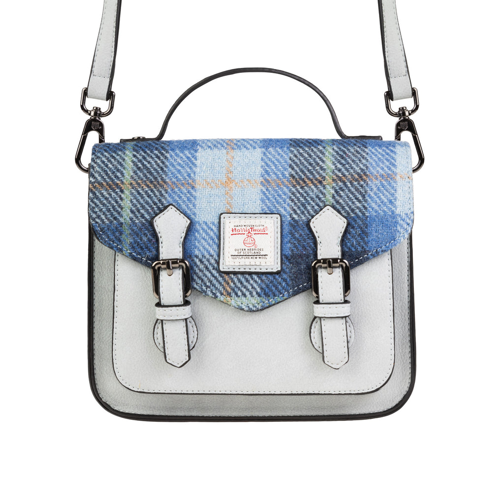 Calton Satchel Blue Tartan