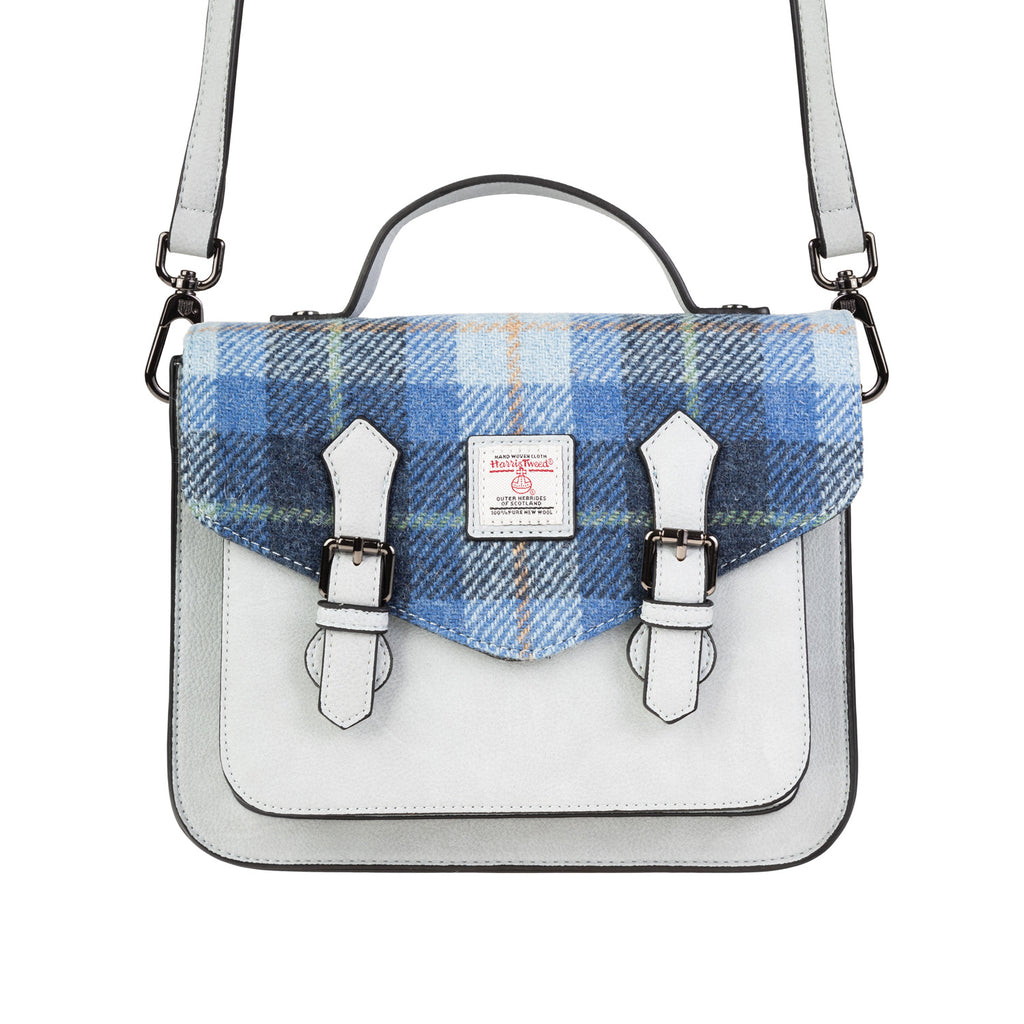 Calton Satchel Blue Tartan