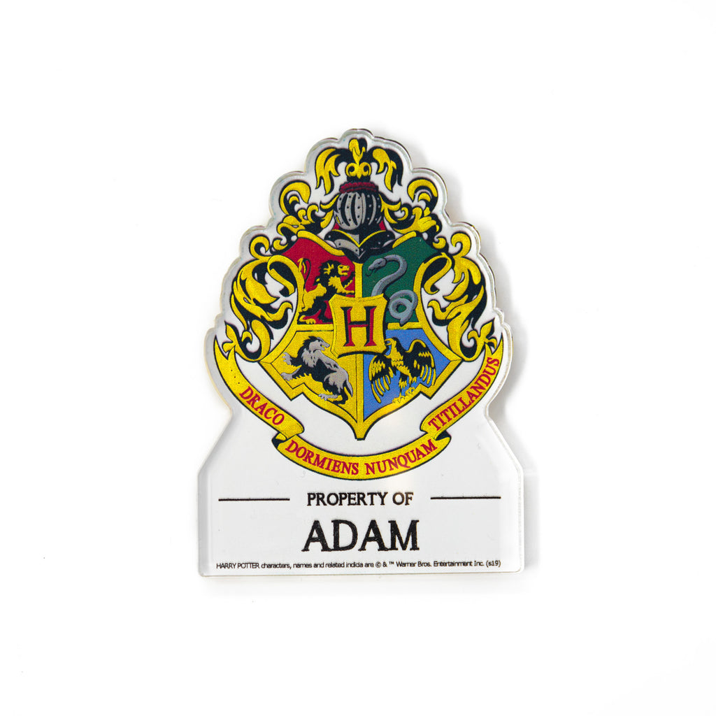 Harry Potter Boys Personalised Plaque Harvey