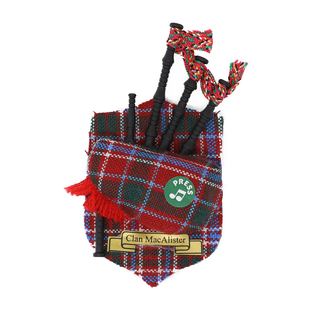 Clan Musical Bagpipe Magnet Macalister