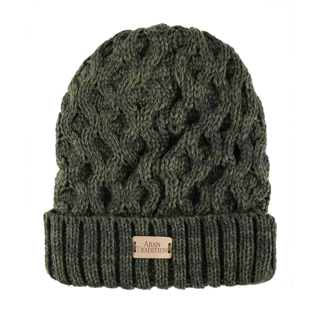 Unisex Aran Cable Beanie Hat