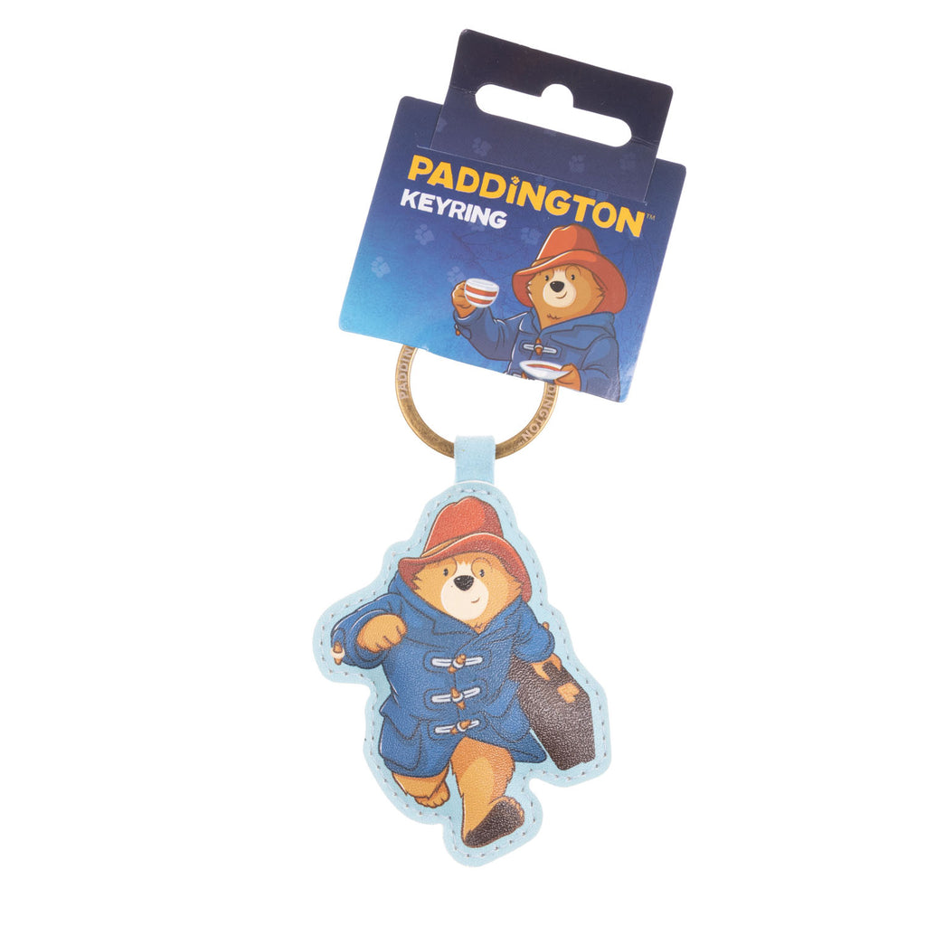 Paddington Running Faux Leather Keyring