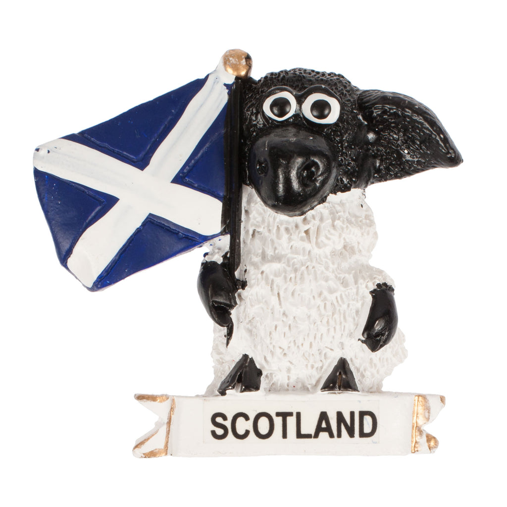 Sheep Magnet Scot/Flag
