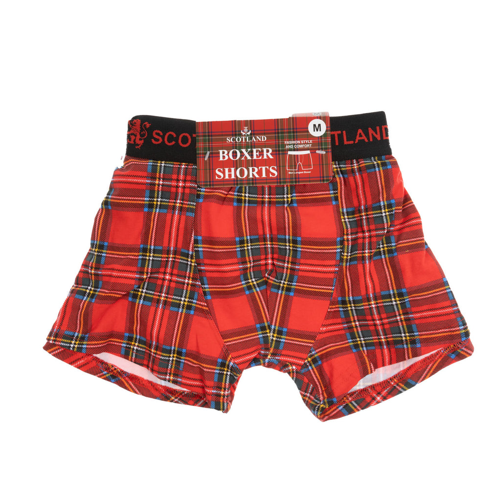 Royal Stewart / Tartan Boxer Short - Med