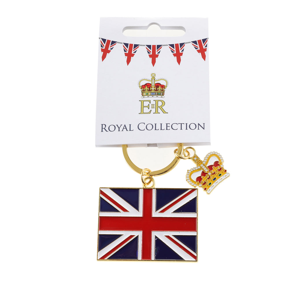 Keyring Union Jack / Crown