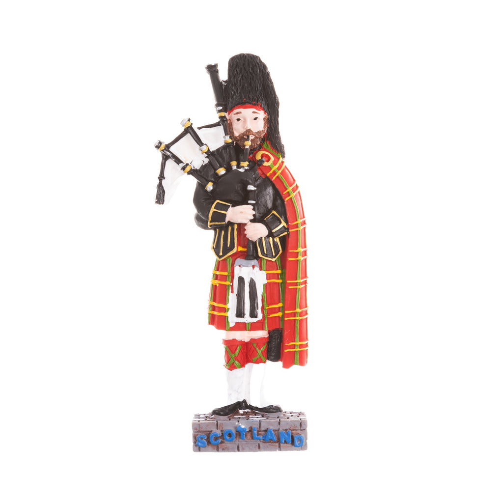 Resin Magnet-  Scotland Piper Man