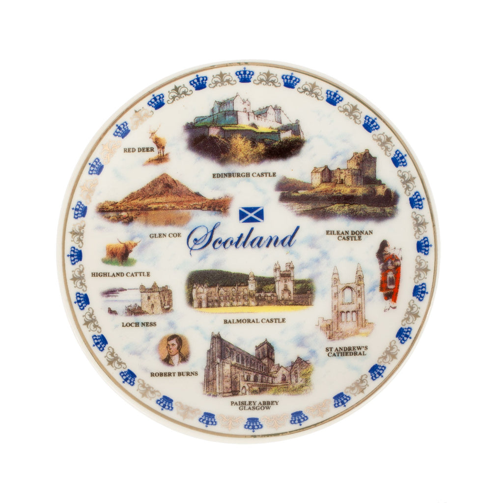 3" Plate With Scotland Landmarks