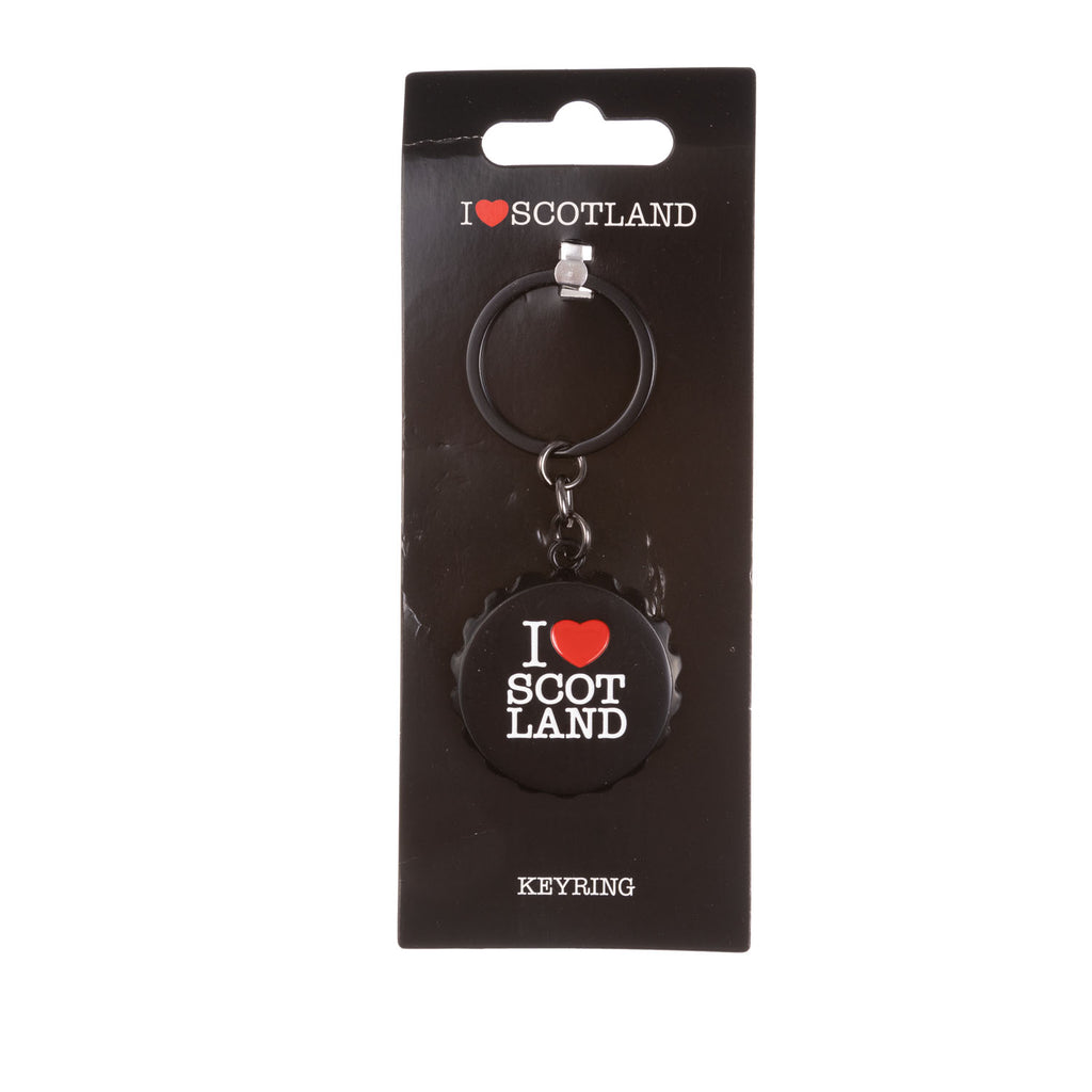 Keyring Bottle Opener- I Love Scotland