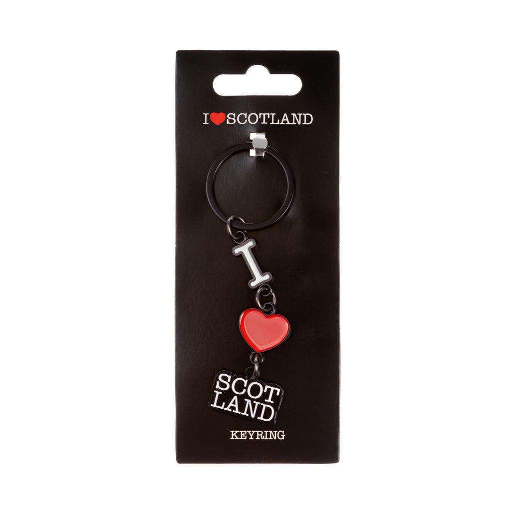 Keyring Link Charms - I Love Scotland