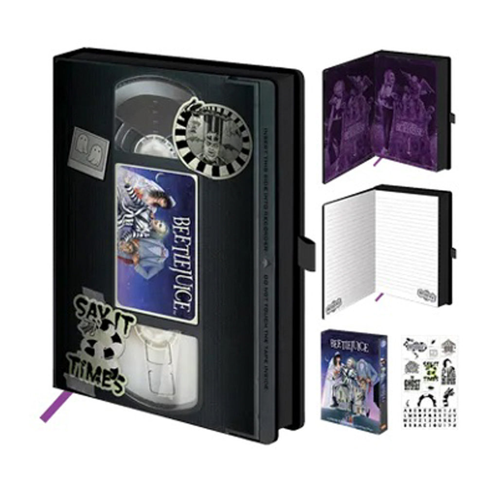 Beetlejuice-Say It Three Times Notebook
