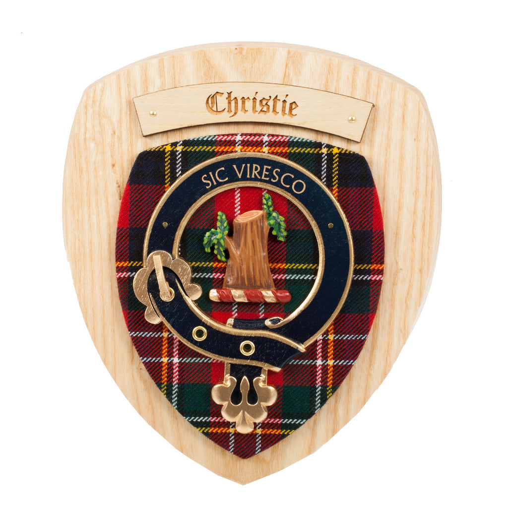 Clan Wall Plaque Christie