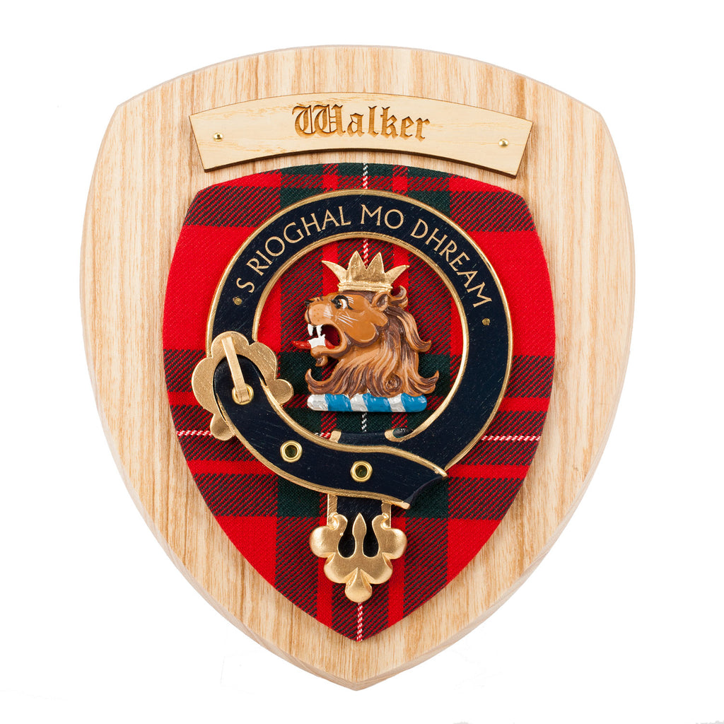 Clan Wall Plaque Walker