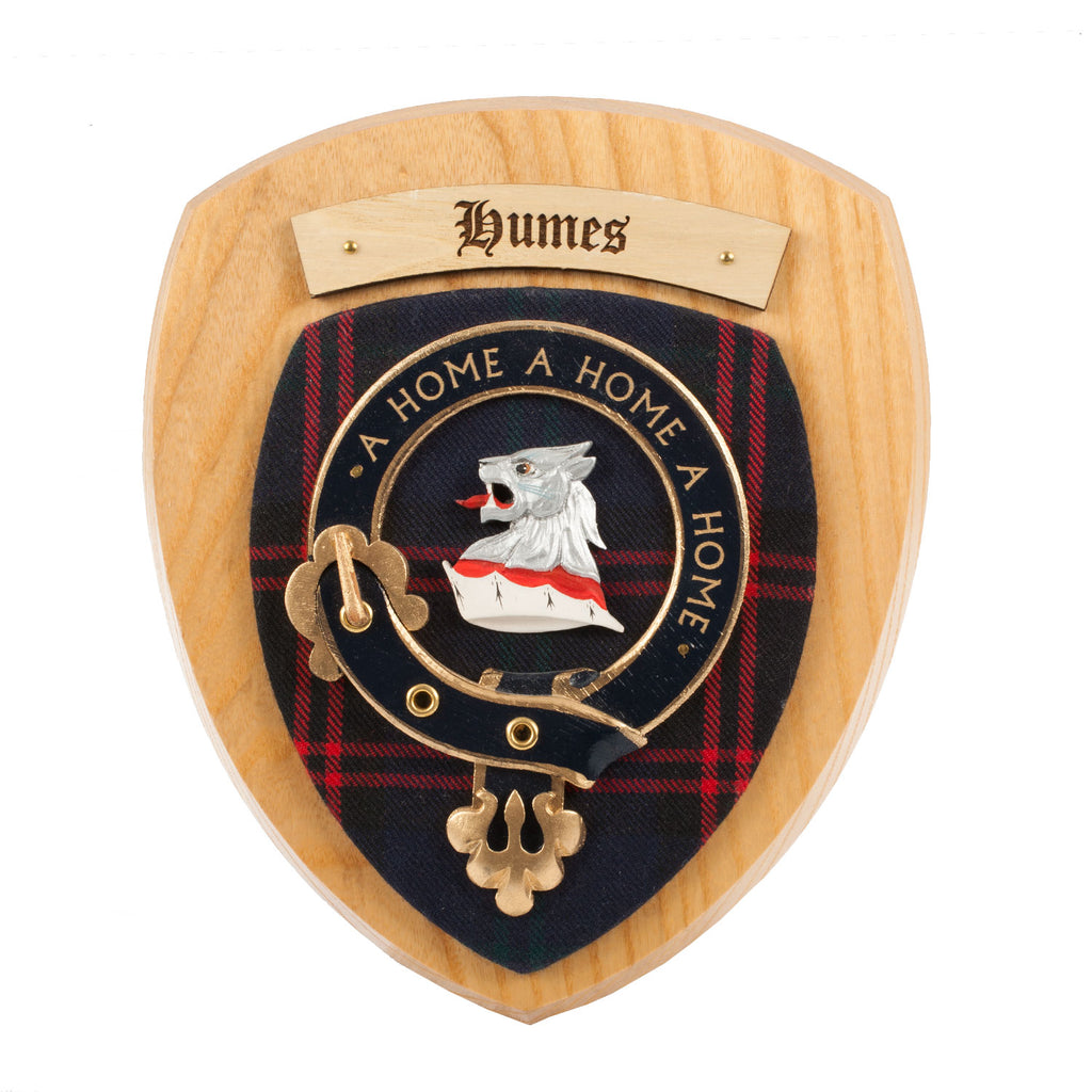 Clan Wall Plaque Humes