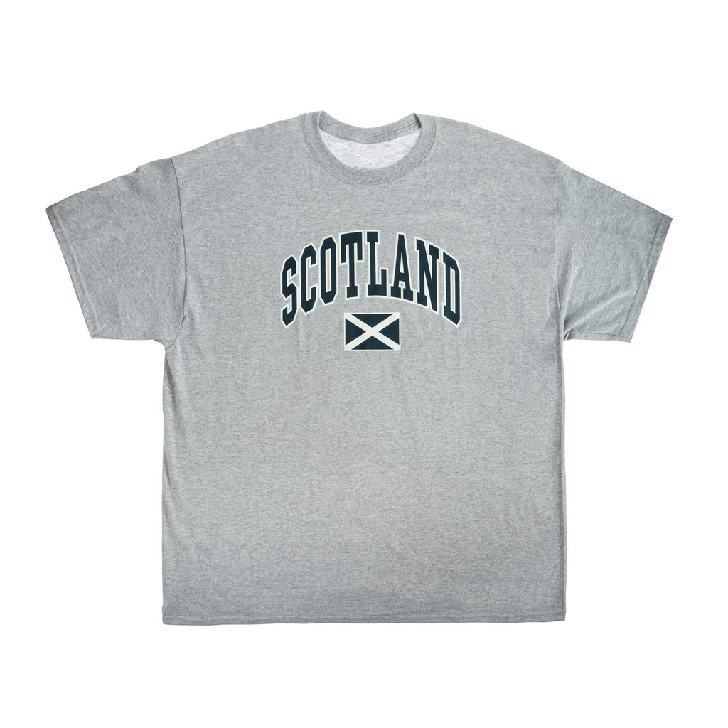 Scotland Harvard Print T/Shirt Sports Grey