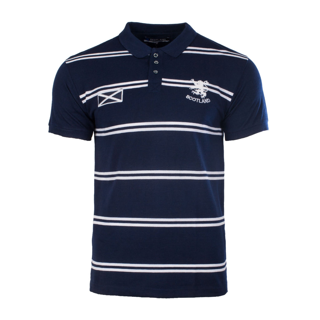 Men's Scotland Stripe Polo Shirt