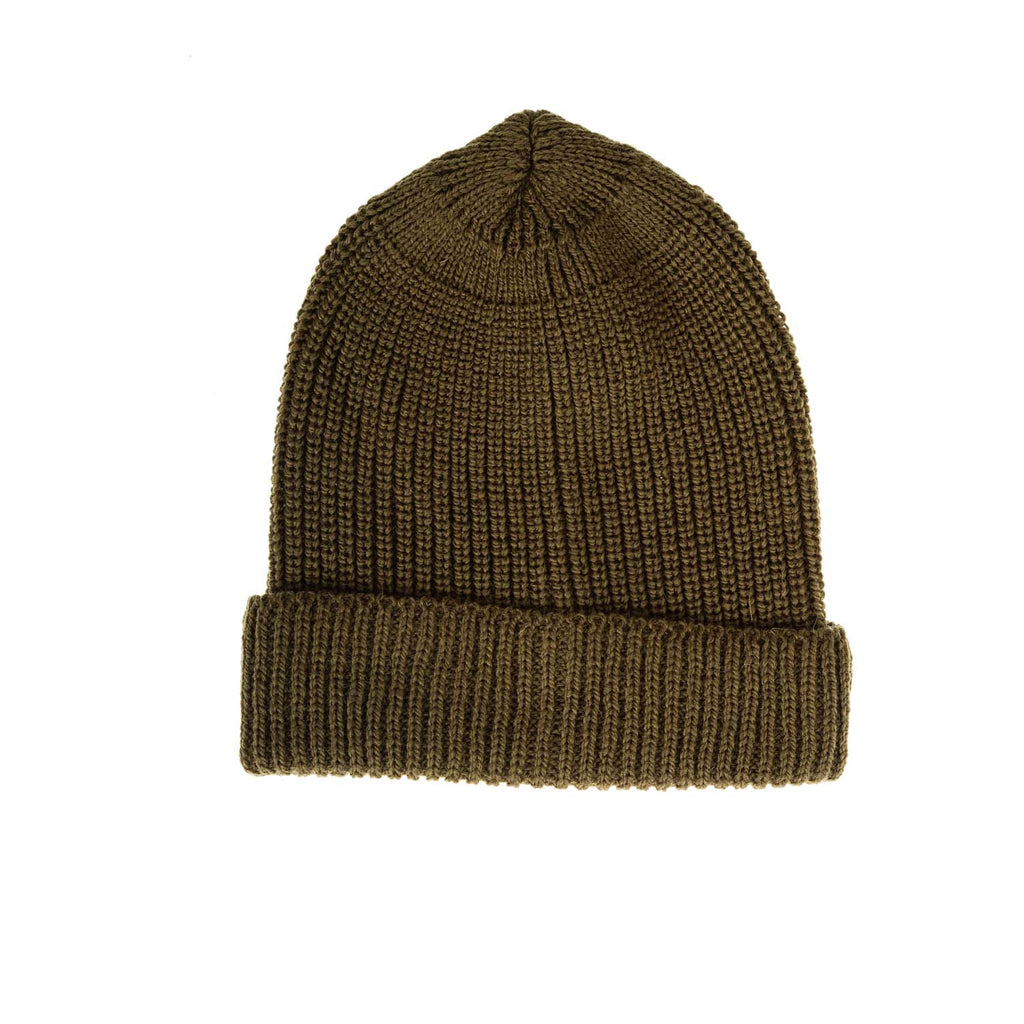 Men's Peregrine Porter Ribbed Beanie Hat Olive