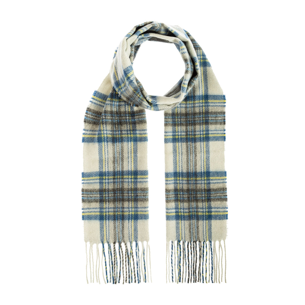 Tartan Weaving Mill 100% Cashmere Scarf  Dusk Stewart