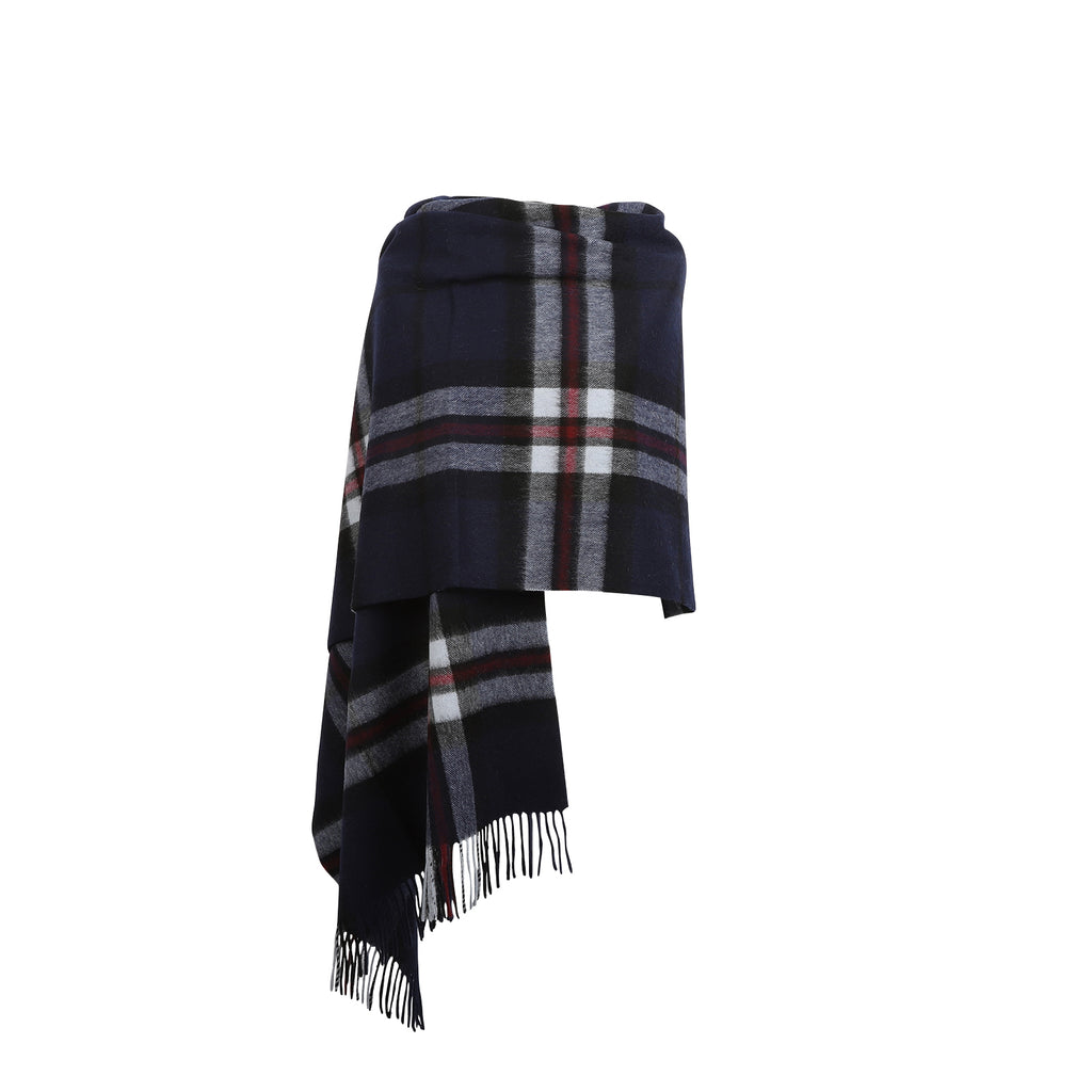 Edinburgh Lambswool Stole  Thomson Navy