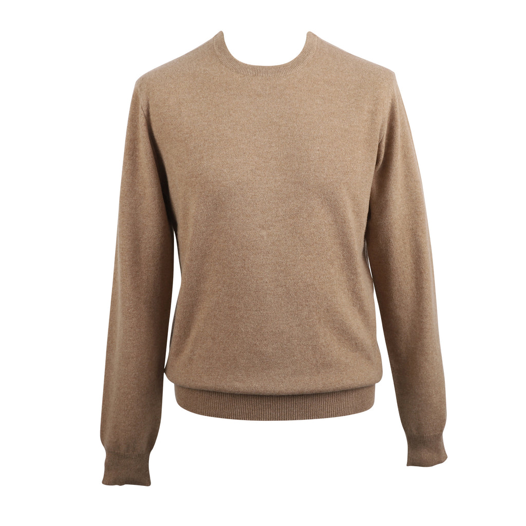 Men's Dunedin Cashmere 100% Cashmere Cr  Light Brown