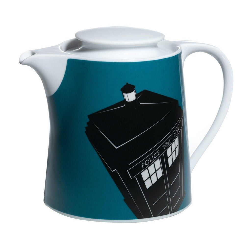 Dw Teal Tardis Teapot