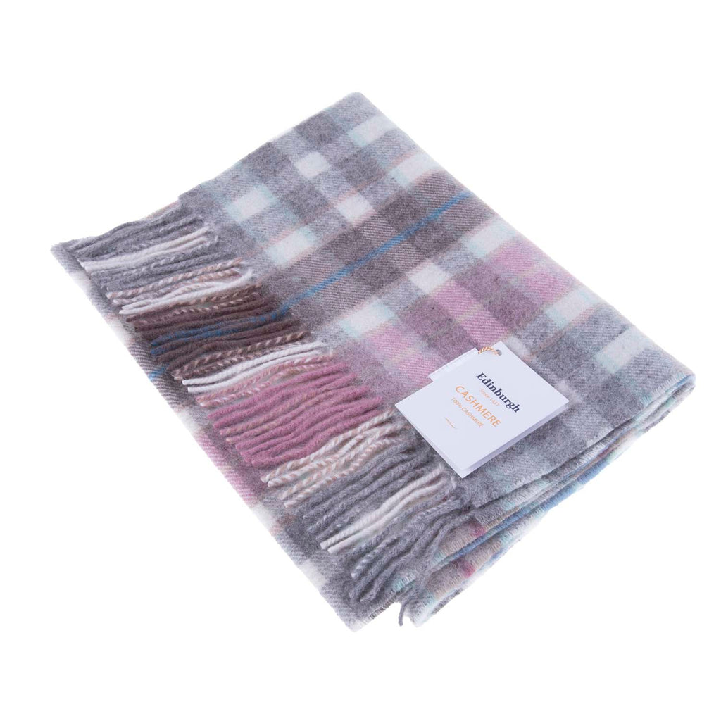 Edinburgh Cashmere Scarf Buchanan Mix Grey