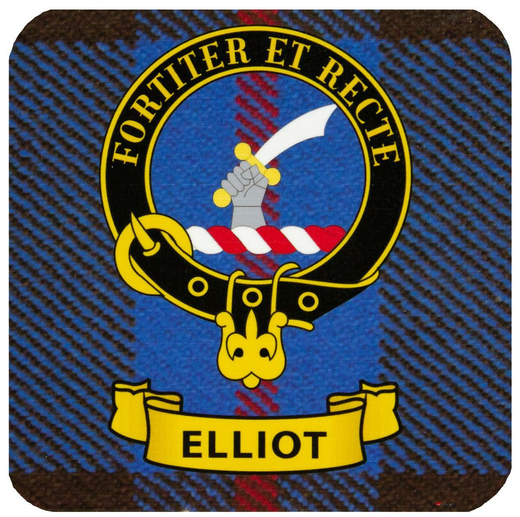 Kc Clan Square Cork Coaster Elliot