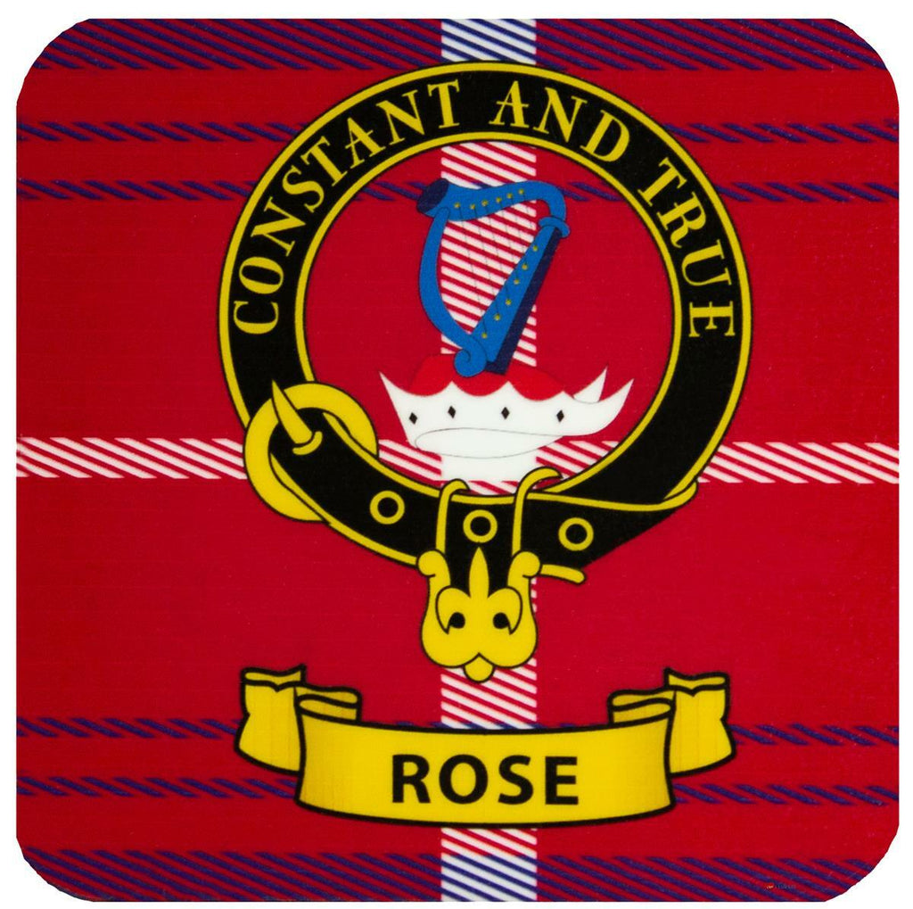 Kc Clan Square Cork Coaster Rose