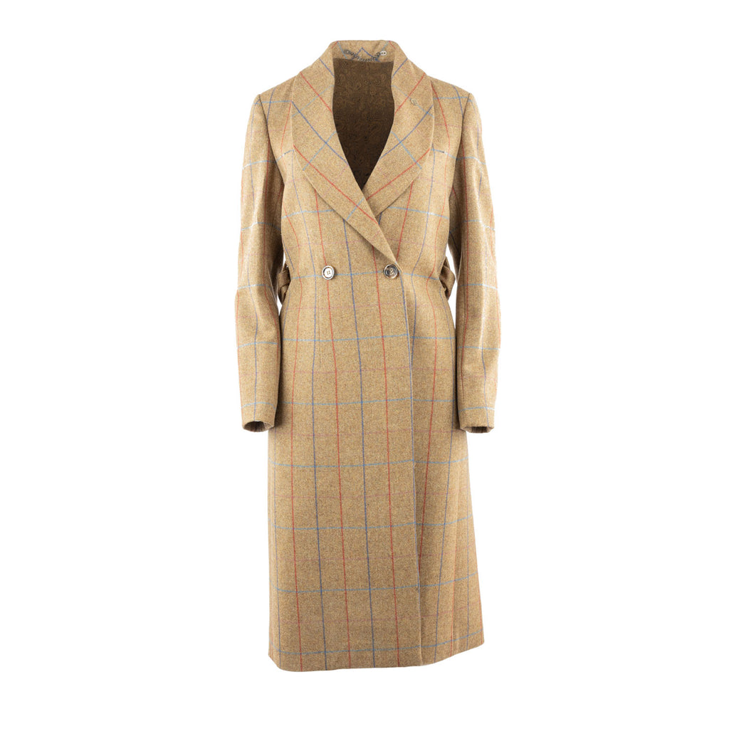 Ladies Emma Shawl Collar Pure Wool Coat