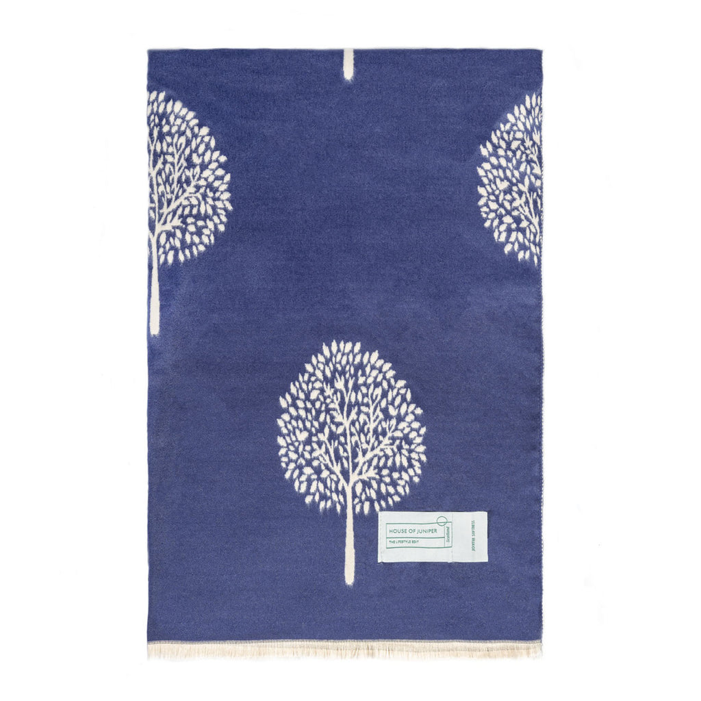 Original Tree Super Soft Stole Navy/Cream