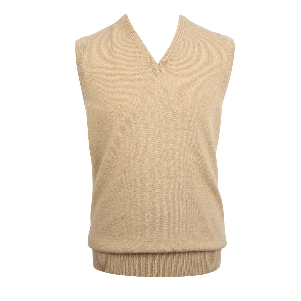 Men's Hawick Knitwear V-Neck Slipover  Sandstorm