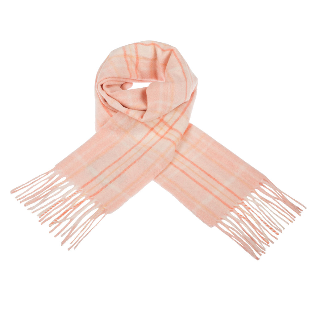 Lyle & Scott 100% Cashmere Scarf  Baby Pink / Toledo