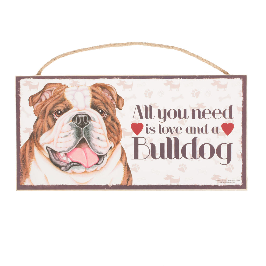 Pet Plaque English Bulldog Brindle