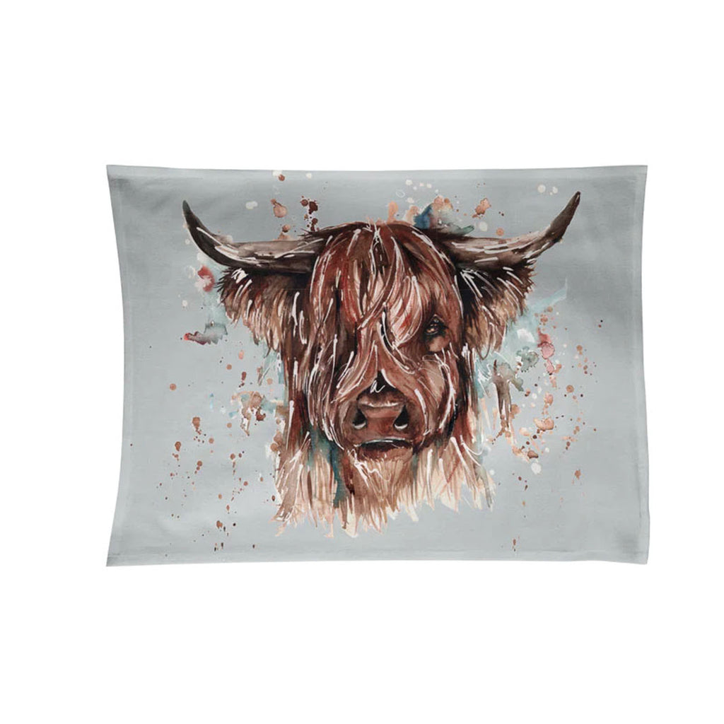 Higland Cow Cotton Tea Towel
