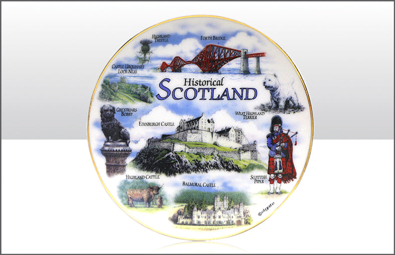 Historical Scotland 20Cm Plate Boxed