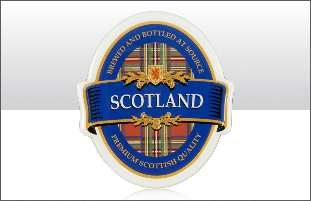 Scotland Brewery Label Epoxy Magnet