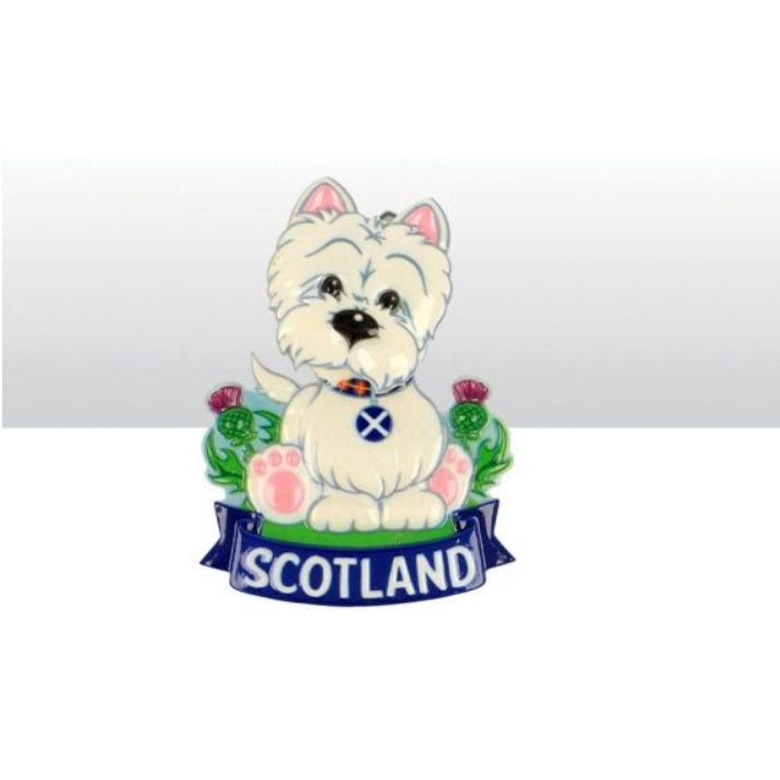 Scotland Westie Printed Resin Magnet