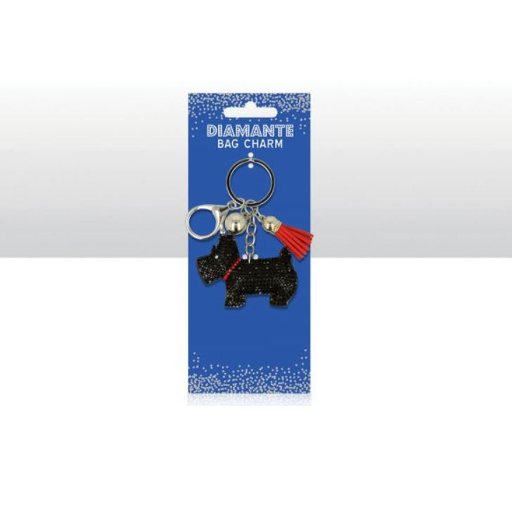 Scottie Diamante Keyring