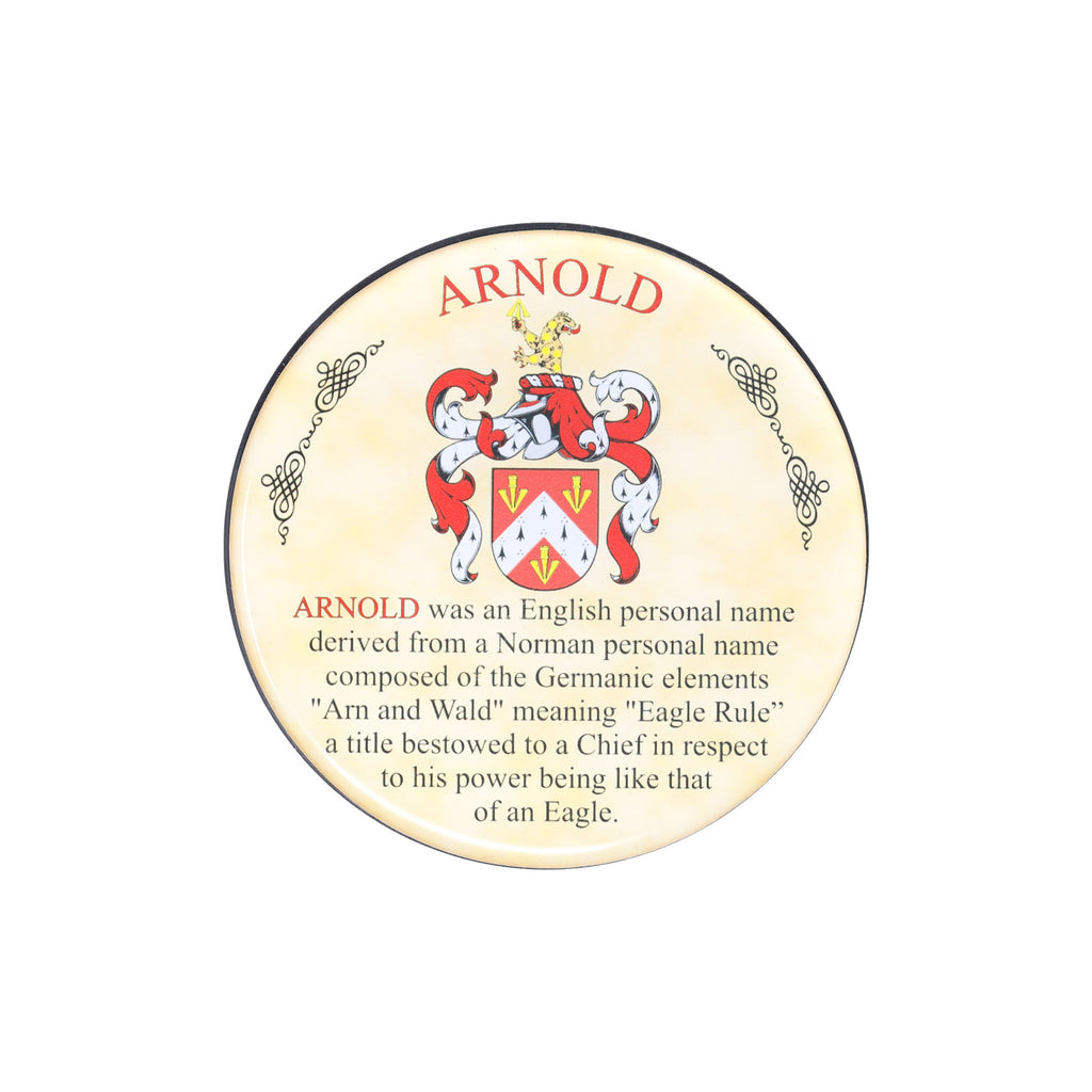 Heraldic Coaster Arnold
