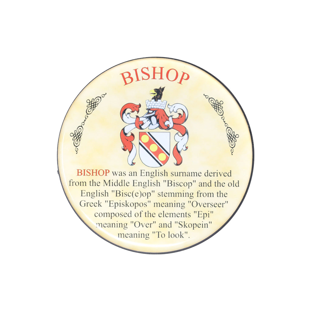Heraldic Coaster Bishop